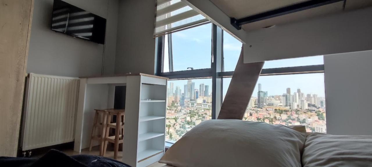 Studyo At High Flat Lägenhet Istanbul Exteriör bild