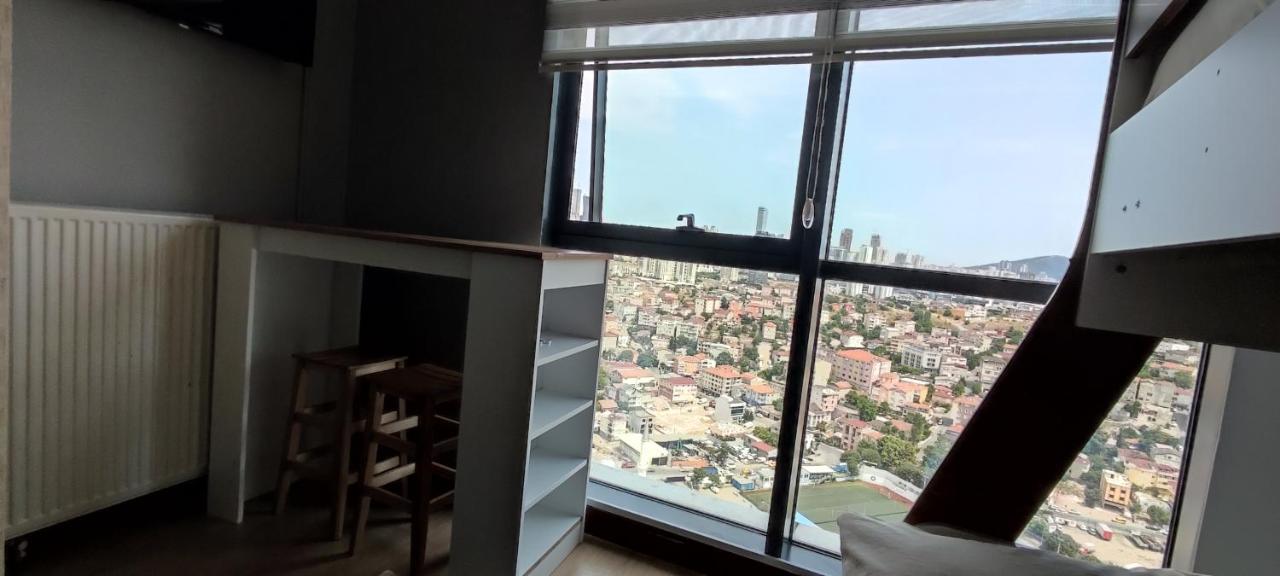 Studyo At High Flat Lägenhet Istanbul Exteriör bild